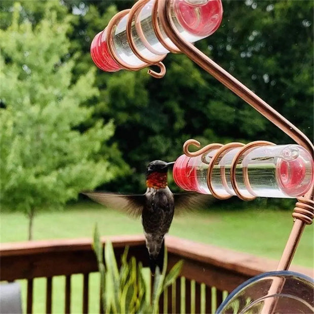 Outdoor  Hummingbird Feeder For Windows Click One And Done