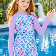 One-Piece Mermaid Kids Swimsuit