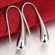 925 Sterling Silver Water Drop Pendants