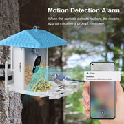 2K Smart Bird Feeder Camera with Solar Panel 4MP Click One And Done