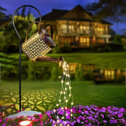 LED Waterproof Solar Watering Can Lights Click One And Done