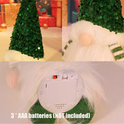 Christmas Elf Knitted Gnome with Led Night Light