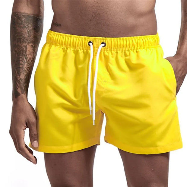 Fast Drying Swim Trunks with Pockets Mesh Liner
