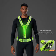 LED Reflective Sporting Vest Click One And Done