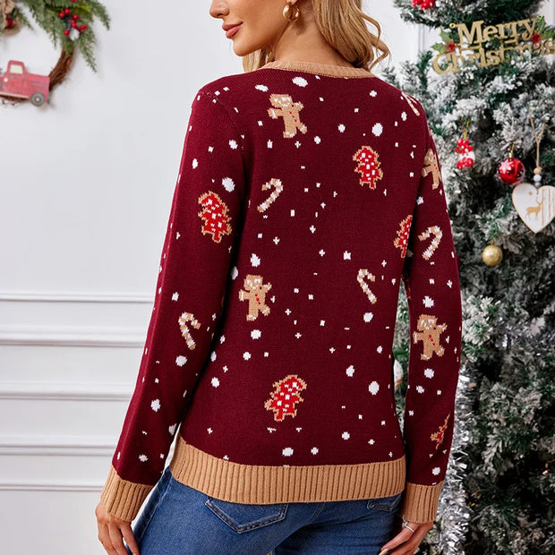 2025 Christrmas Gingerbread Sweater