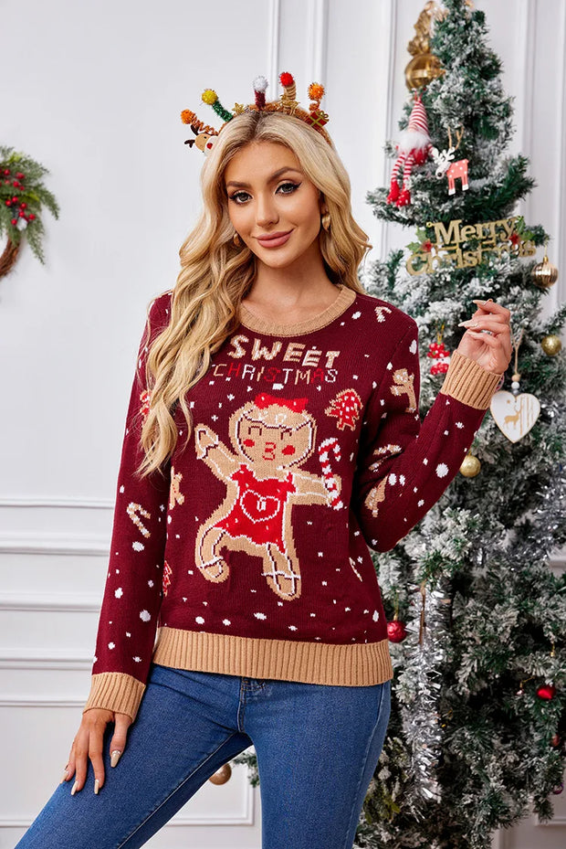 2025 Christrmas Gingerbread Sweater