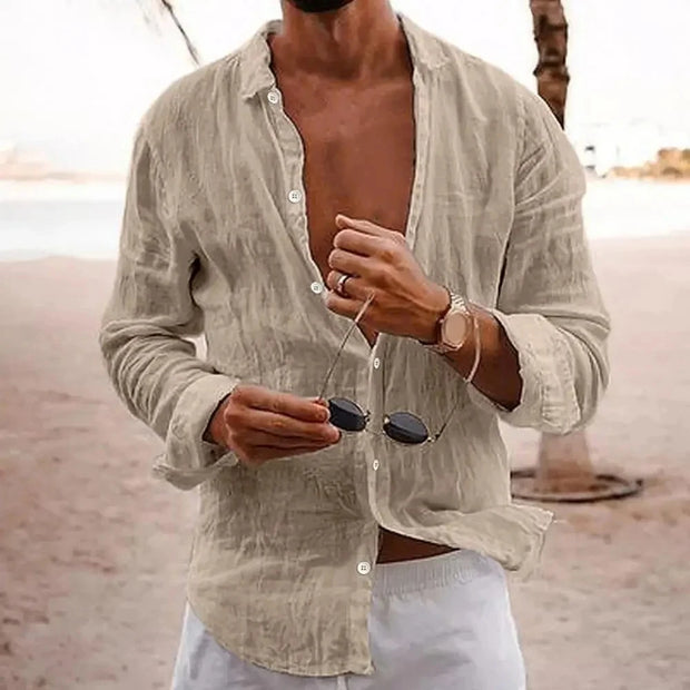 Thin Long Sleeve Casual Shirt