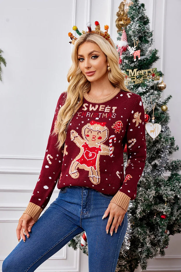2025 Christrmas Gingerbread Sweater