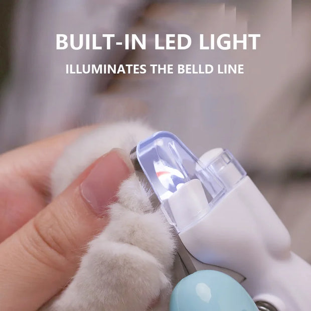 Professional Pet Nail Clipper with LED Light Click One And Done