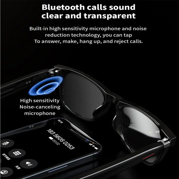 Smart Glasses! Wireless Bluetooth-compatible