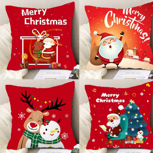 Merry Christmas Decorative Pillow