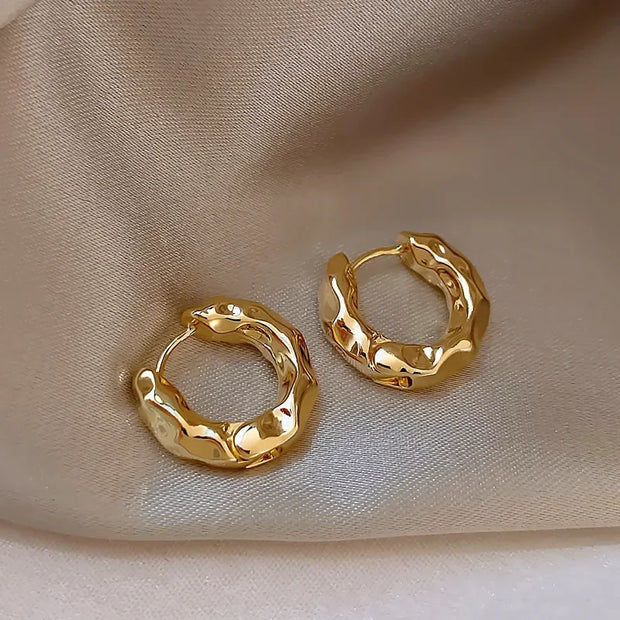 Hot Selling Trendy 925 Sterling Silver Circle Earrings