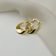 Irregular Shape Earrings Tibetan Silver