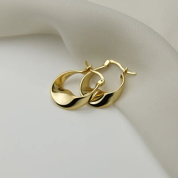 Irregular Shape Earrings Tibetan Silver