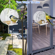 Acrylic Smart Bird Feeder with 1080p Night-Version Click One And Done