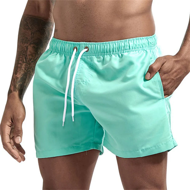 Fast Drying Swim Trunks with Pockets Mesh Liner