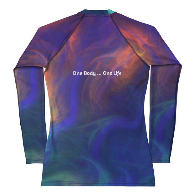 Women's Vibrant Rash Guard Click One And Done