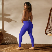 Electric Blue Workout Leggings Click One And Done