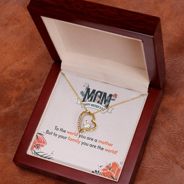 Mom - To the Shining Star of My Heart - Necklace