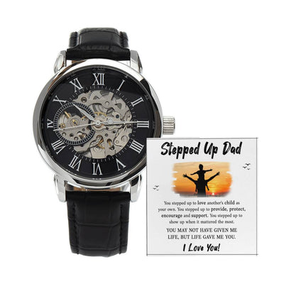 Openwork Watch - For Stepped Dad Click One And Done