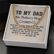 Cuban Link Chain - For the Man in your Life Click One And Done