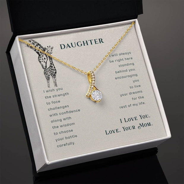 Alluring Beauty Necklace - For Daughter From Mom Click One And Done