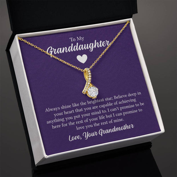 Alluring Beauty Necklace - For Granddaughter From Grandmother Click One And Done