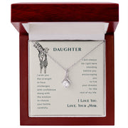 Alluring Beauty Necklace - For Daughter From Mom Click One And Done