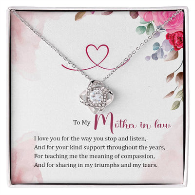 Love Knot Necklace - For Mother-in-Law Click One And Done