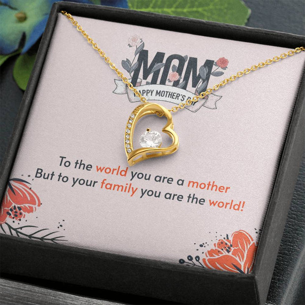 Mom - To the Shining Star of My Heart - Necklace