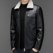 Autumn/Winter New Casual Men's Leather Jacket Men