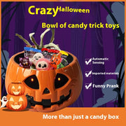 Electric Halloween Pumpkin Candy Bowl