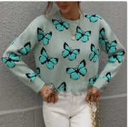 Loose Oversized Butterfly Pullover