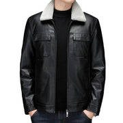Autumn/Winter New Casual Men's Leather Jacket Men