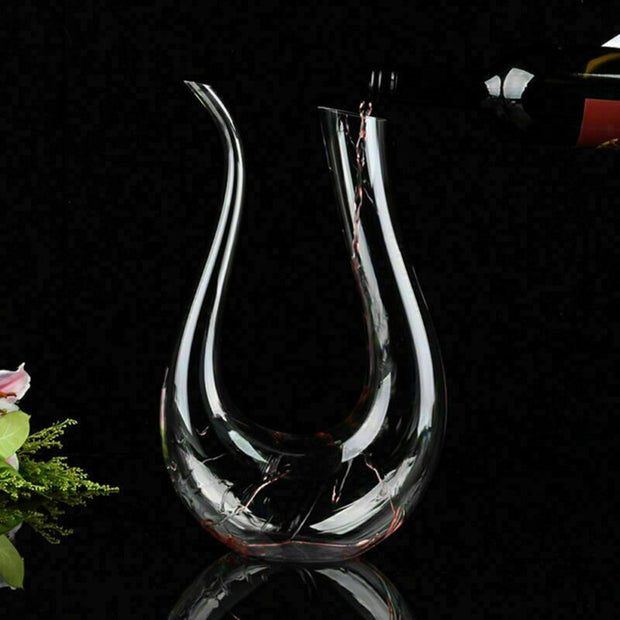 U-shaped Wine Decanter Click One And Done