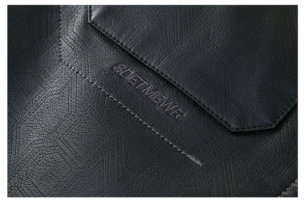 Autumn/Winter New Casual Men's Leather Jacket Men