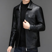 Autumn/Winter New Casual Men's Leather Jacket Men