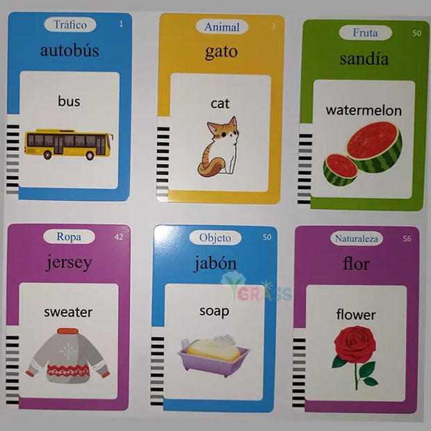 Educational Learning Talking Flash Cards Click One And Done