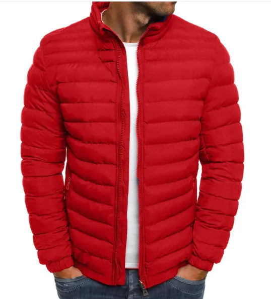 Men’s Winter Padded Polyester Fiber Jacket