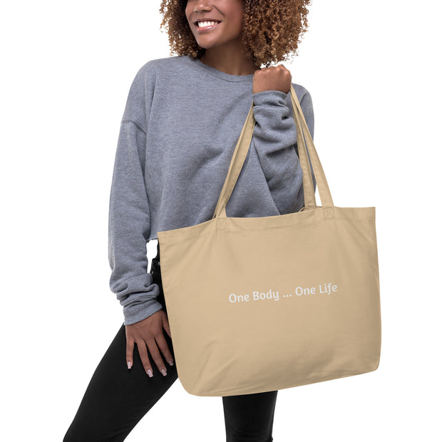 Large Organic Tote Bag Click One And Done