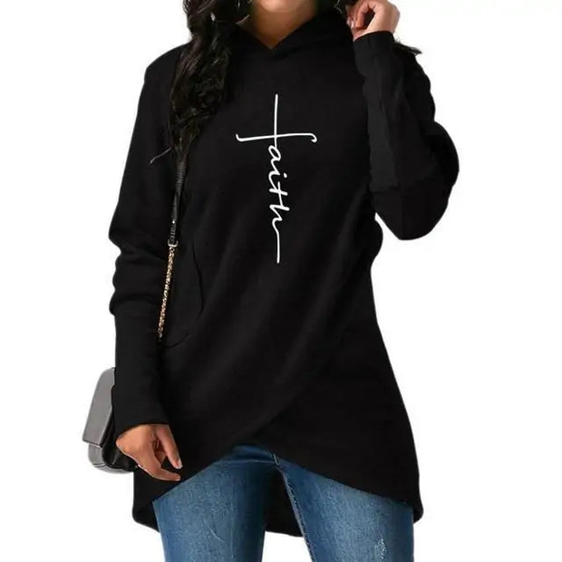 Women's Faith Hoodie - Click One And Done