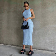 Summer Knit Dress - Click One And Done