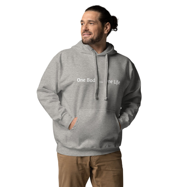 Pullover Hoodie Front Text Click One And Done