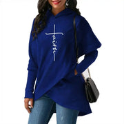 Women's Faith Hoodie - Click One And Done