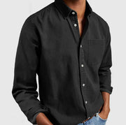 Men's Stand Pocket Casual Shirts - Click One And Done