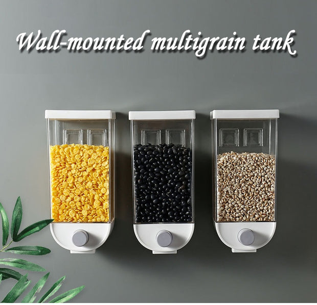 Wall-Mounted Sealed Jars Click One And Done