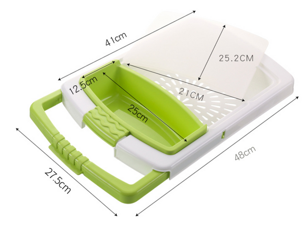 Kitchen Plastic Chopping Board Click One And Done