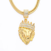 Lion Head Necklace Click One And Done