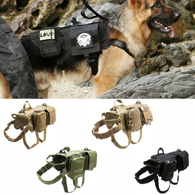 Tactical Military Dog Harness Click One And Done