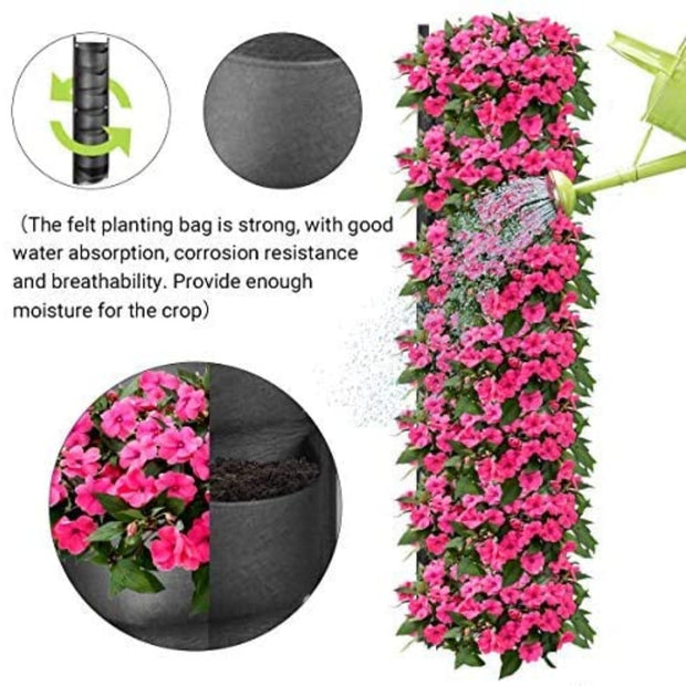 Vertical Hanging Garden Planter Click One And Done